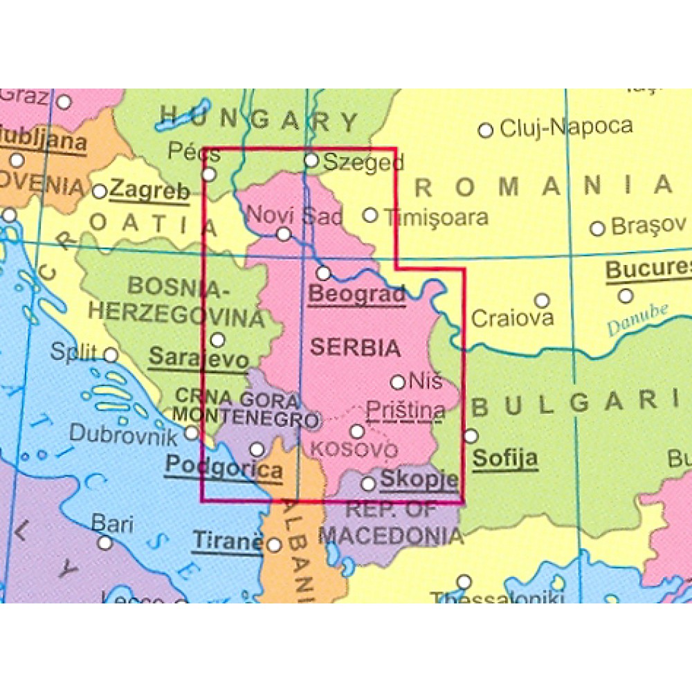 Serbien Montenegro GiziMap